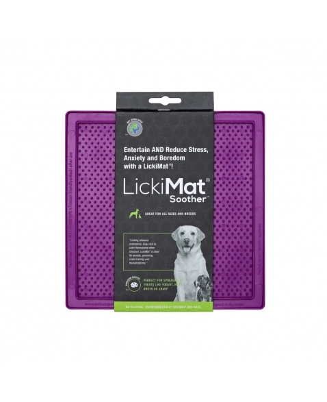 LickiMat Soother — tapete de lamber para enriquecimento ambiental